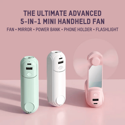 Advanced 5-in-1 Mini Handheld Fan